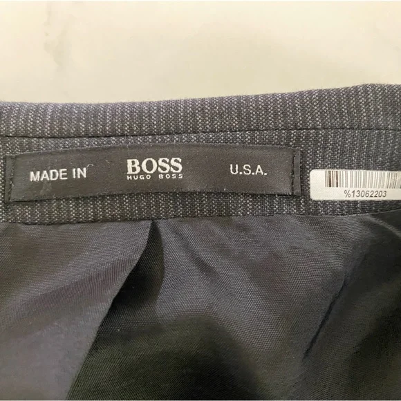 Boss Hugo Boss The Grand Central Gray Blazer Sport Coat Blazer Jacket 46L